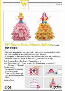 DIY Flower Dress Princess Balloon