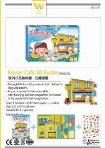 Flower Cafe 3D Puzzle